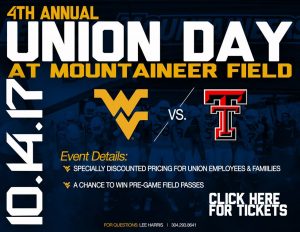 Union Day at Mountaineer Field @ MOUNTAINEER FIELD | Morgantown | West Virginia | United States